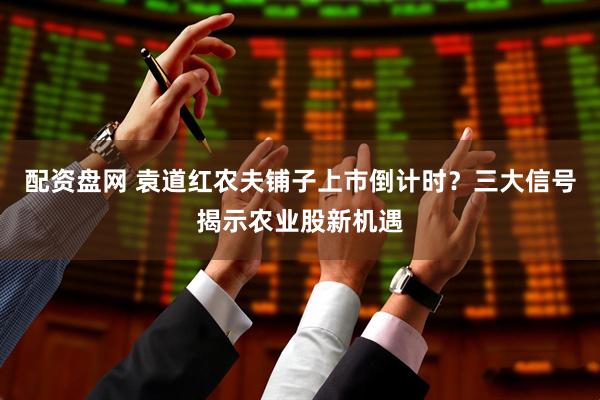配资盘网 袁道红农夫铺子上市倒计时？三大信号揭示农业股新机遇